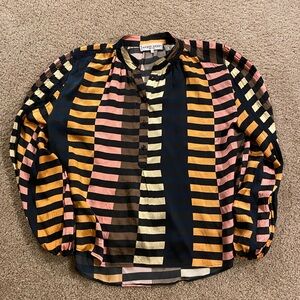 Apiece Apart Printed Blouse